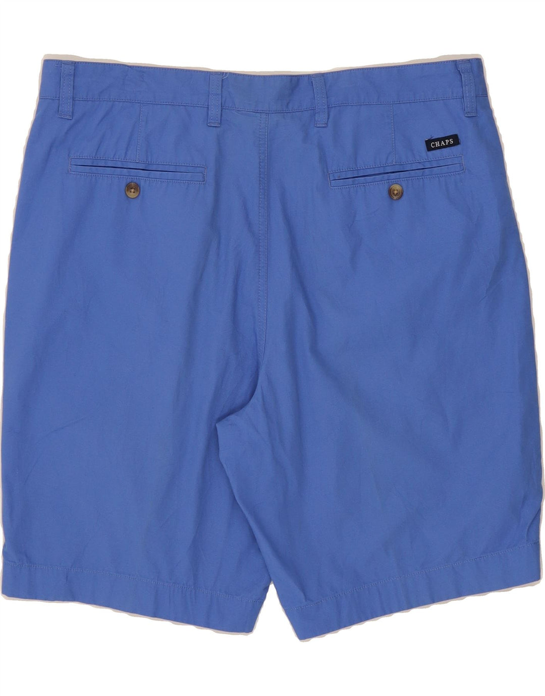 CHAPS Mens Chino Shorts W36 Large  Blue Cotton Vintage Chaps and Second-Hand Chaps from Messina Hembry 
