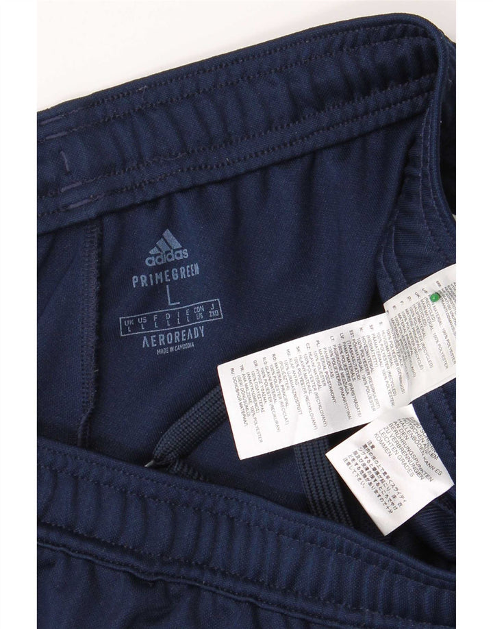 Adidas Herren Aeroready Trainingshose, groß, marineblaues Polyester