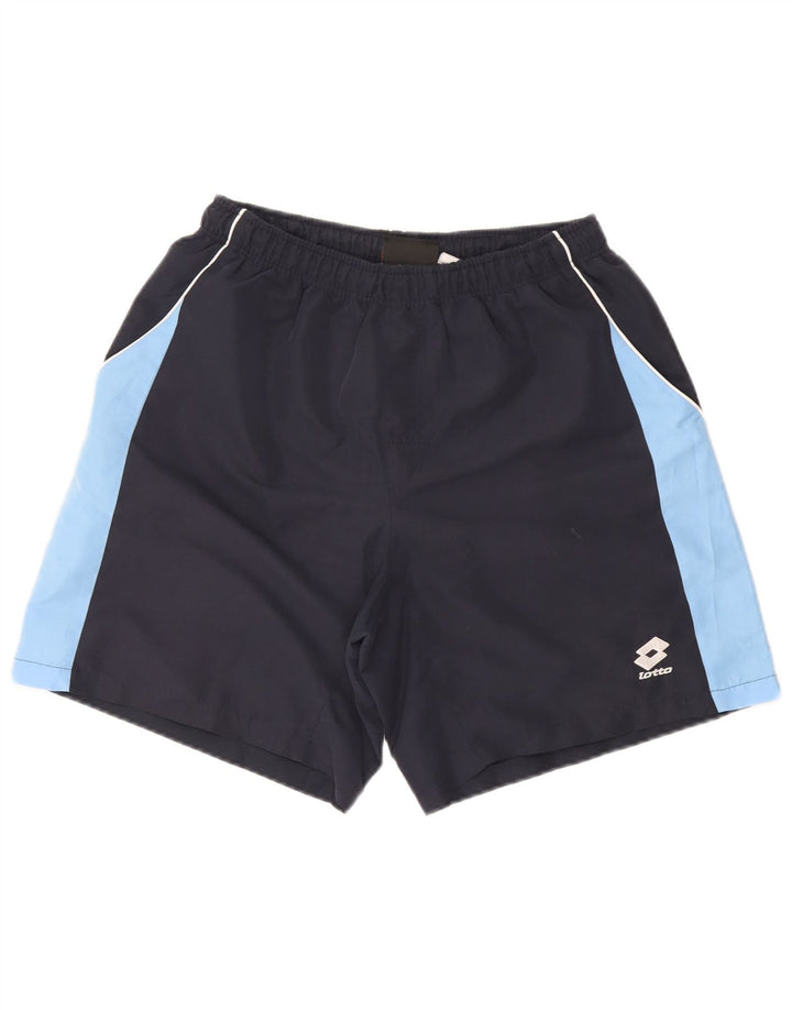 Lotto Herren-Badeshorts, groß, marineblau, Farbblock-Polyester