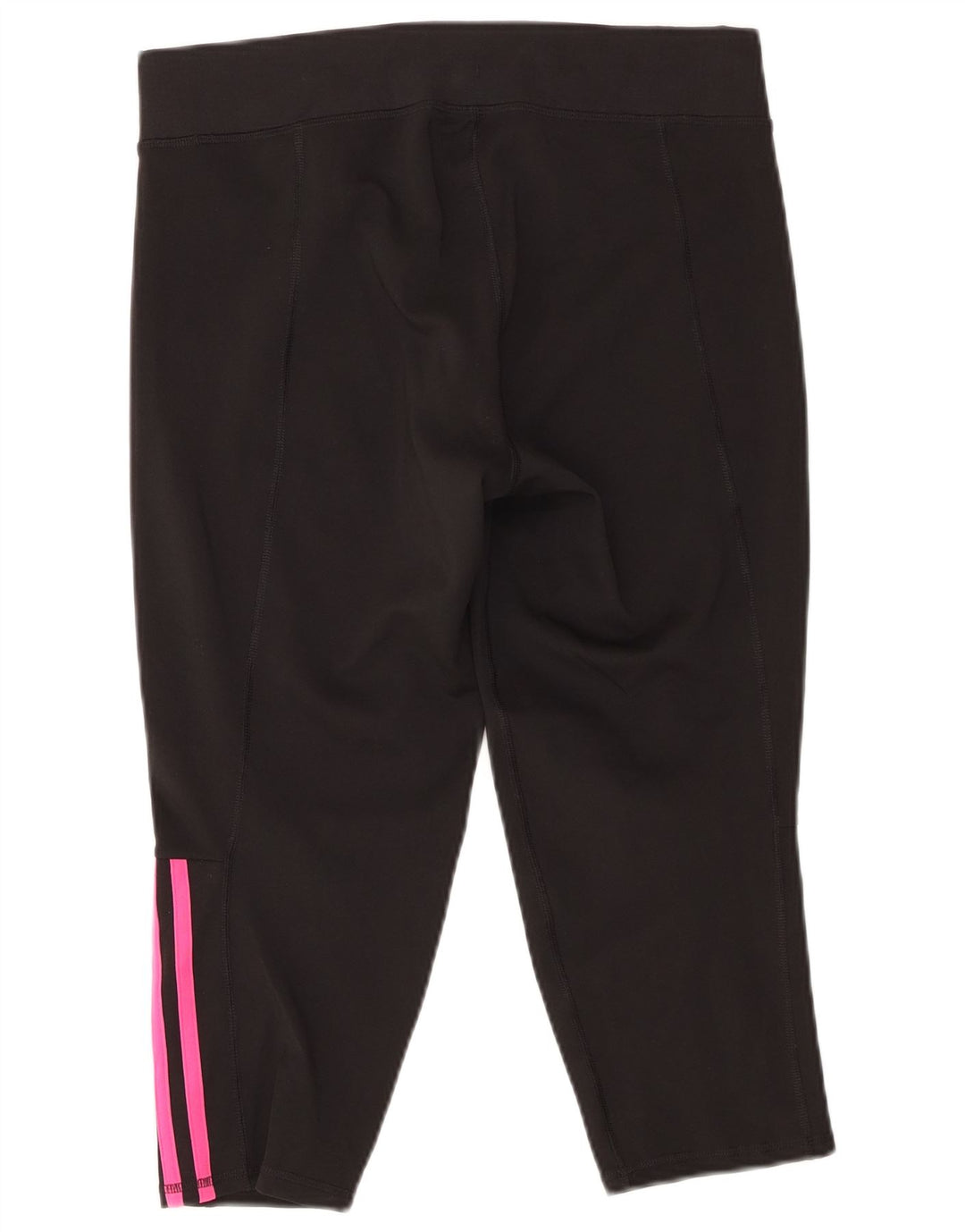 ADIDAS Damen Capri-Trainingshose UK 16/18 Large Schwarz Polyester