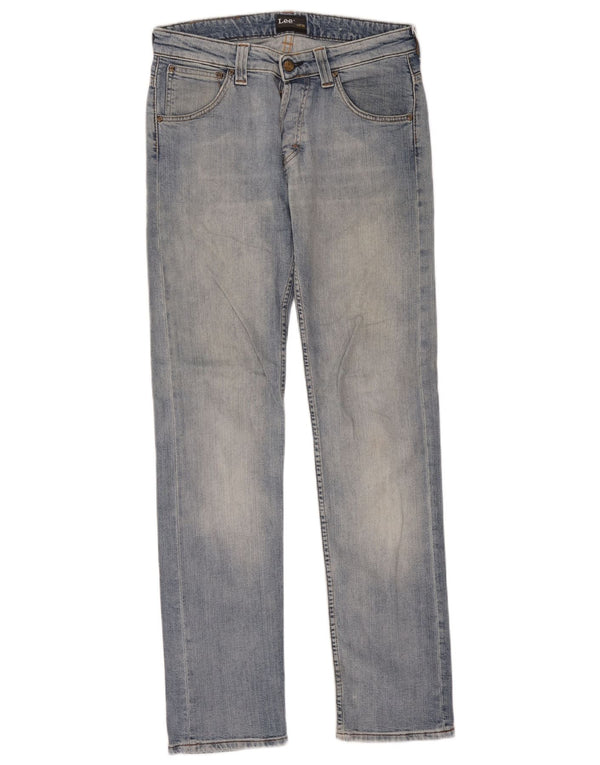 Lee Damen Powell Slim Jeans W31 L34 Blaue Baumwolle