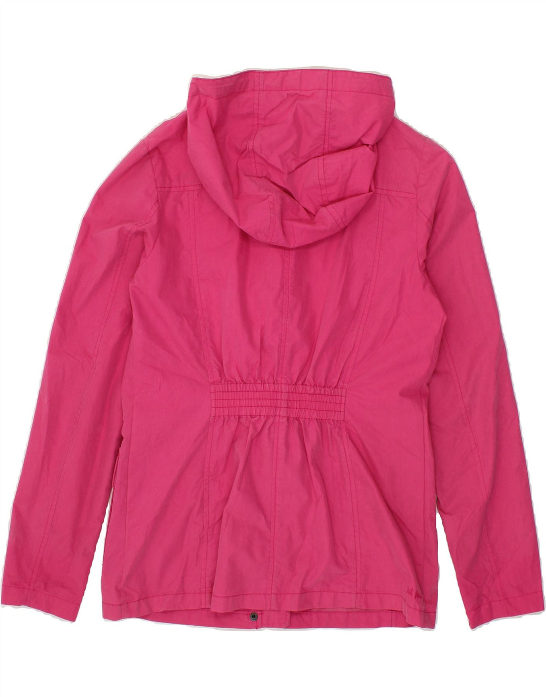 FAT FACE Womens Hooded Duffle Jacket UK 10 Small Pink Cotton Vintage Fat Face and Second-Hand Fat Face from Messina Hembry 