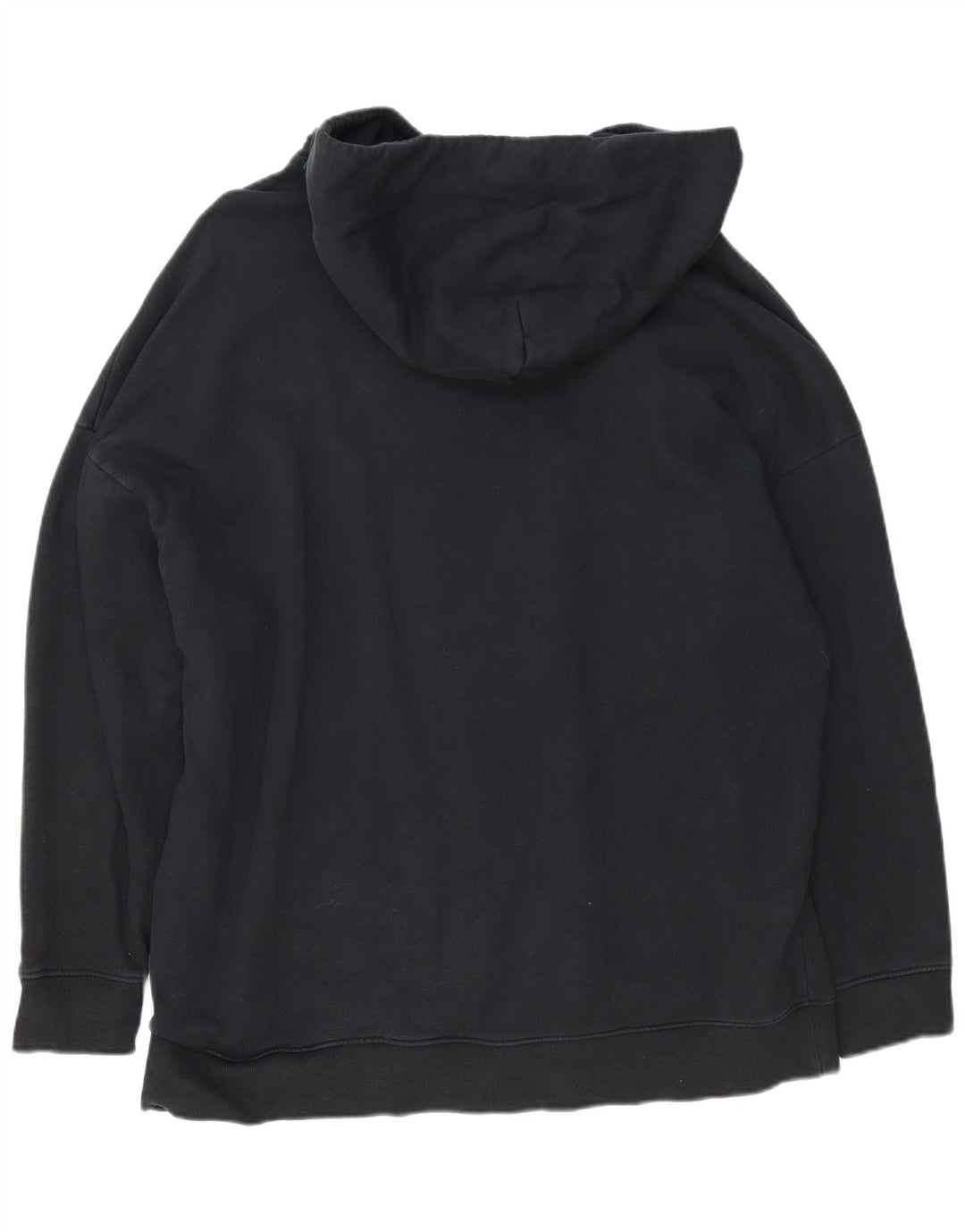 All Saints Herren-Kapuzenpullover, groß, aus schwarzer Baumwolle