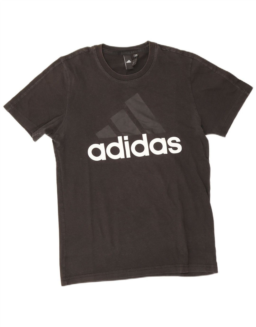 Adidas Herren Grafik T-Shirt Top Small Schwarz Baumwolle