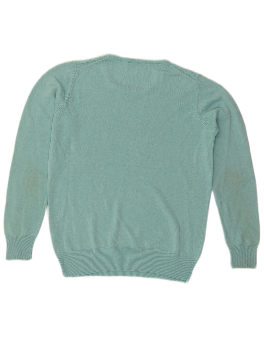Marks & Spencer Damen-Pullover mit Rundhalsausschnitt, Gr. 10, Größe S, Türkis
