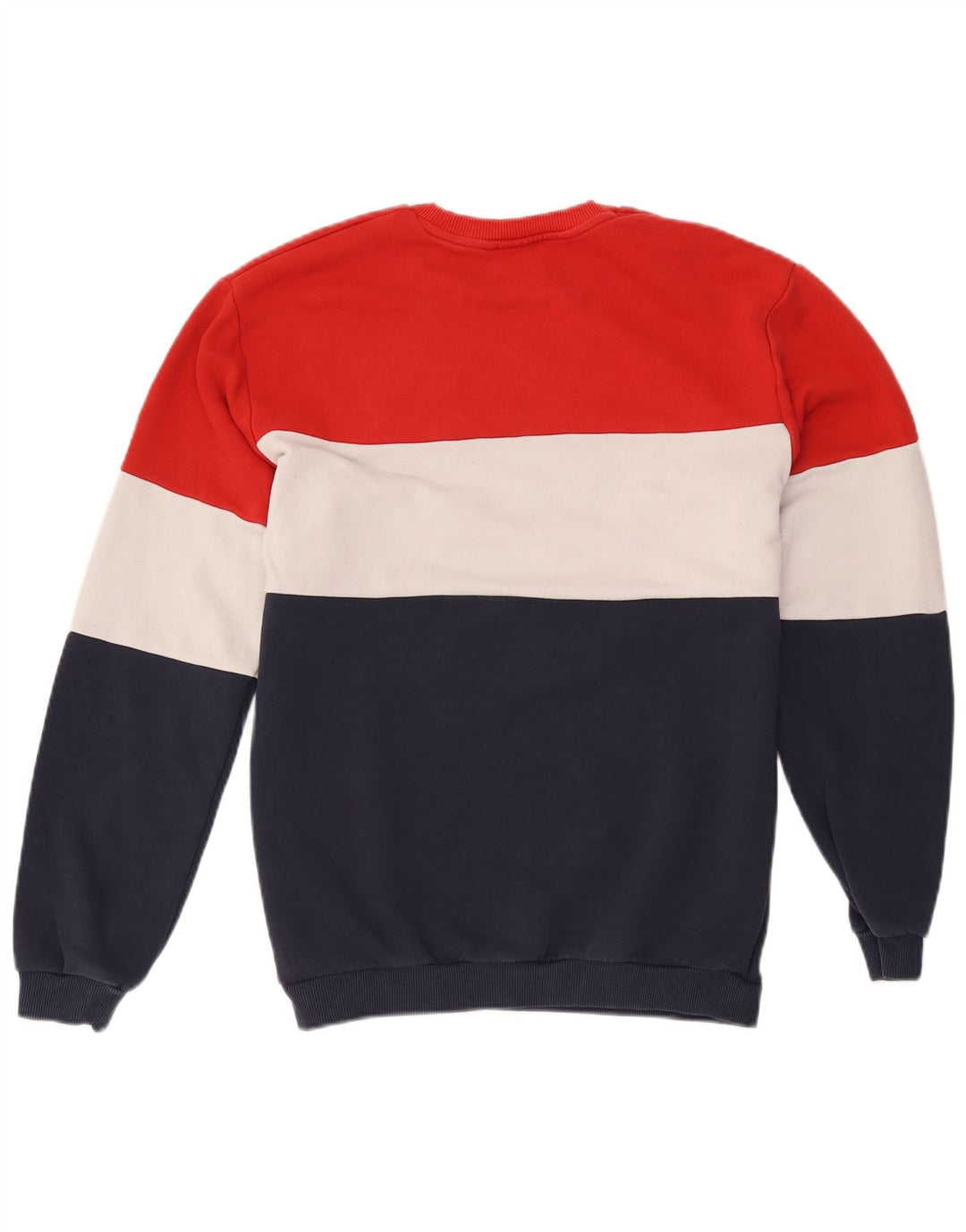Fila Herren-Sweatshirt mit Grafik, mittelgroß, mehrfarbig, Colourblock-Baumwolle