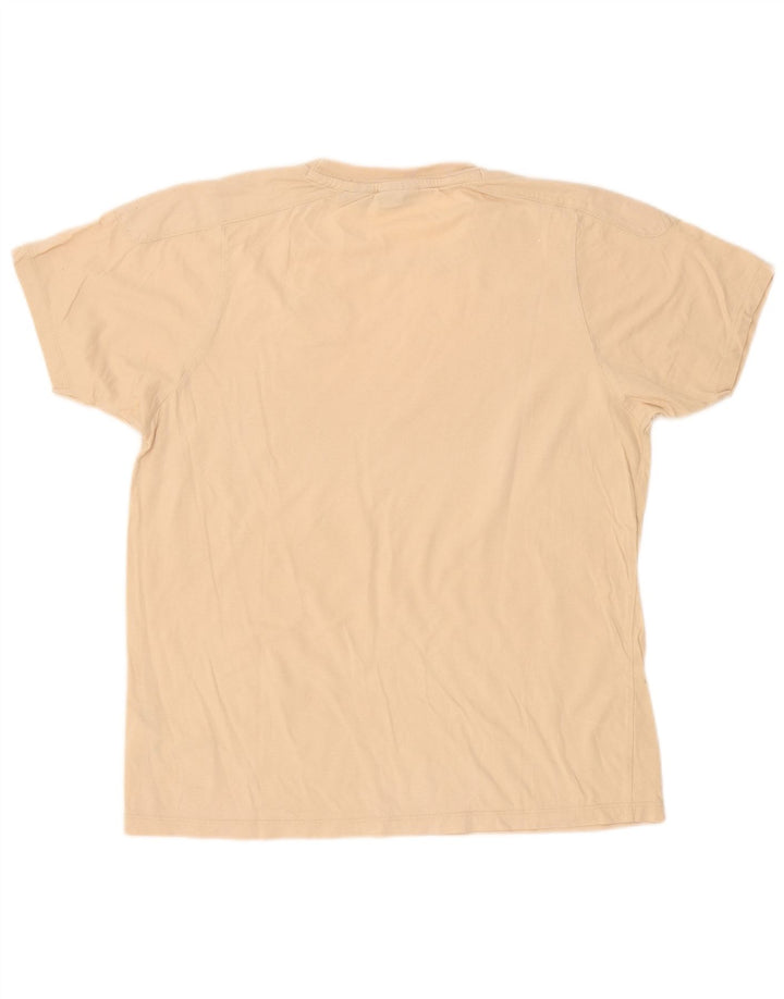 Fila Herren-T-Shirt mit Grafik, Größe L, Beige, Baumwolle