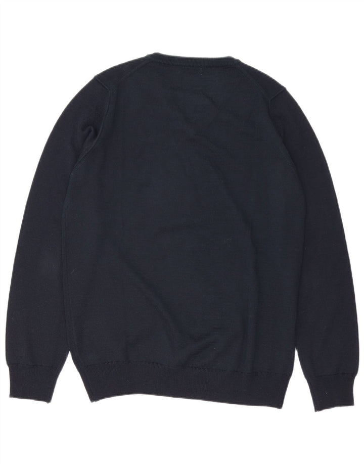 Rifle Herren-Pullover mit V-Ausschnitt, Größe S, Marineblau, Acryl