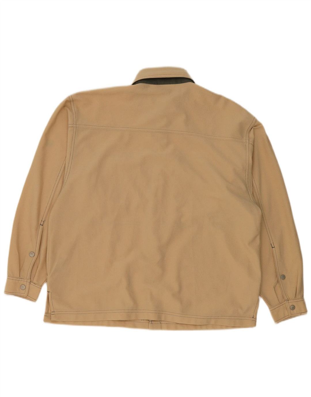 Diadora Herren-Hemd mit lockerer Passform, UK 36, Größe S, Beige, Polyester