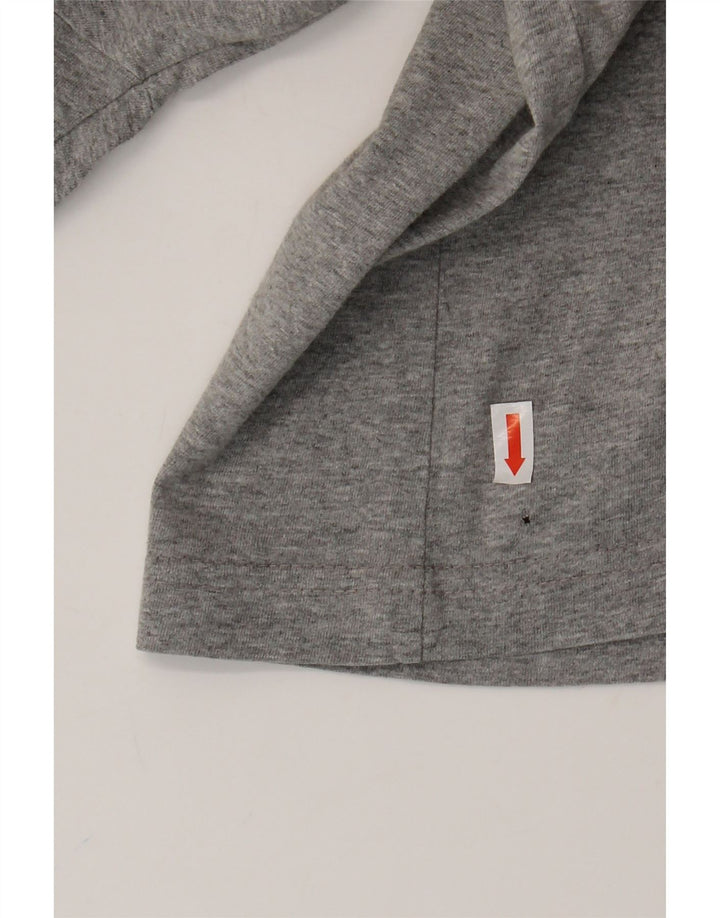 ADIDAS Herren Grafik T-Shirt Top Small Grau Baumwolle