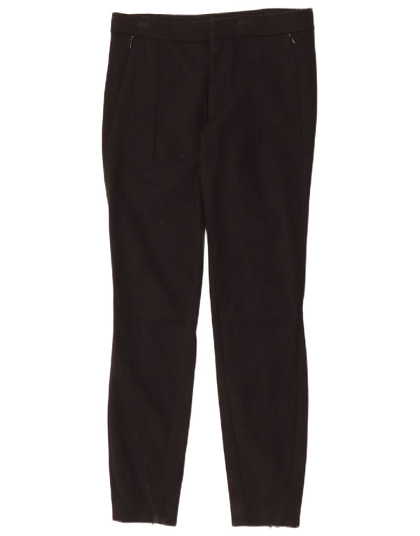Zara Skinny Chino-Hose für Damen, Größe M, W28, L28, Schwarz