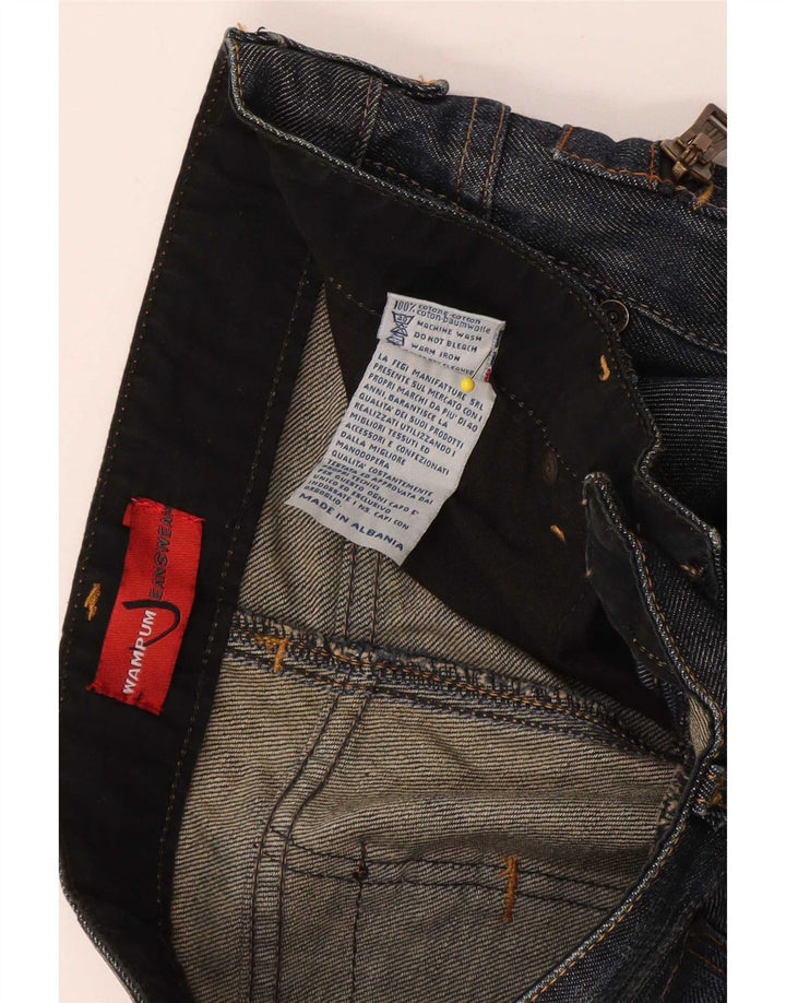 Wampum Herren Slim Jeans W30 L34 Marineblau Baumwolle