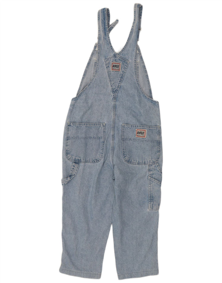 Rifle Damen Latzhose Capri Jeans W32 L19 Blau