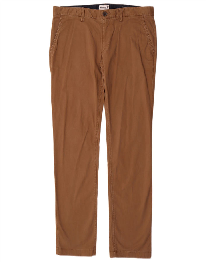 Timberland Slim Chino-Hose für Herren, W34, L34, Braun