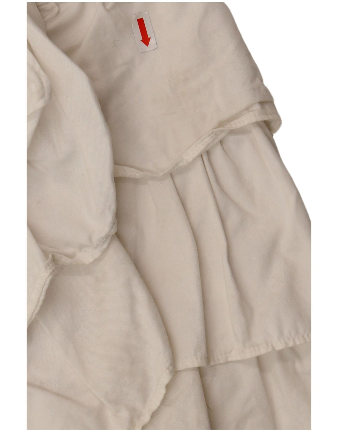 Zara Damen Stufenrock XS W24 Weiß