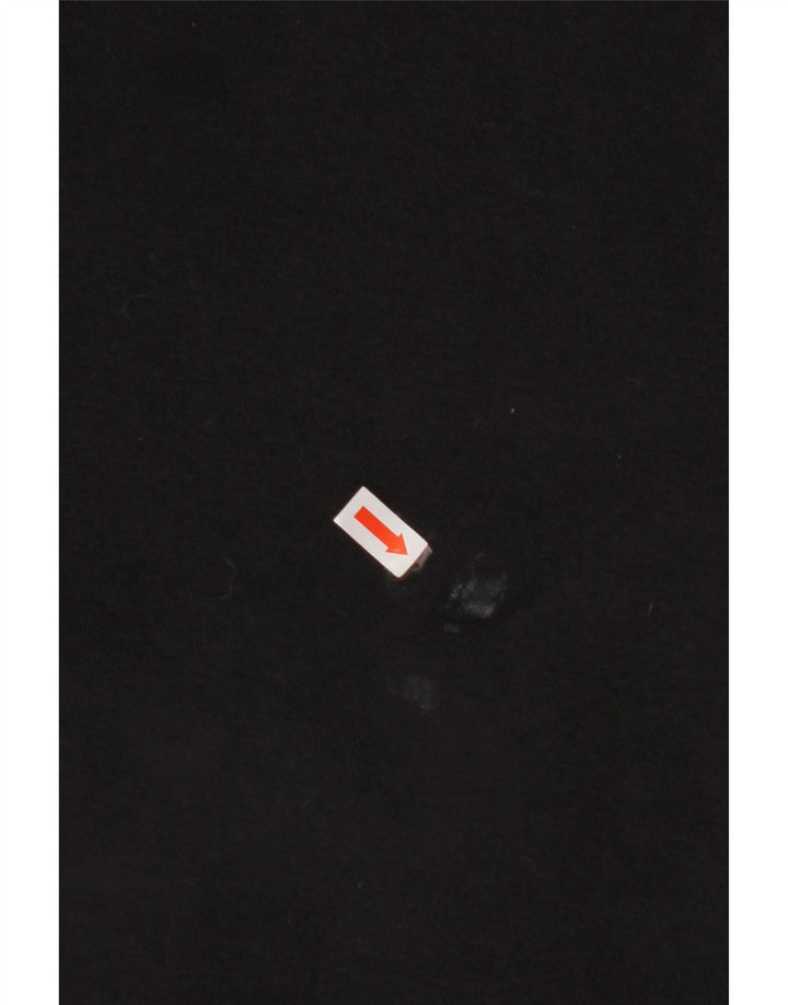 ADIDAS Damen Graphic Hoodie Pullover UK 24/26 2XL Schwarze Baumwolle