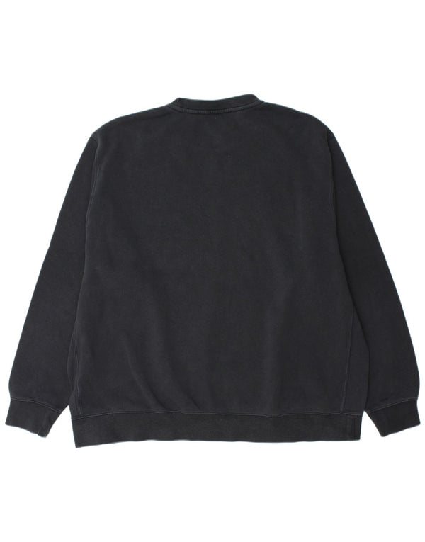 NIKE Herren Sweatshirt Pullover 2XL Schwarz Baumwolle