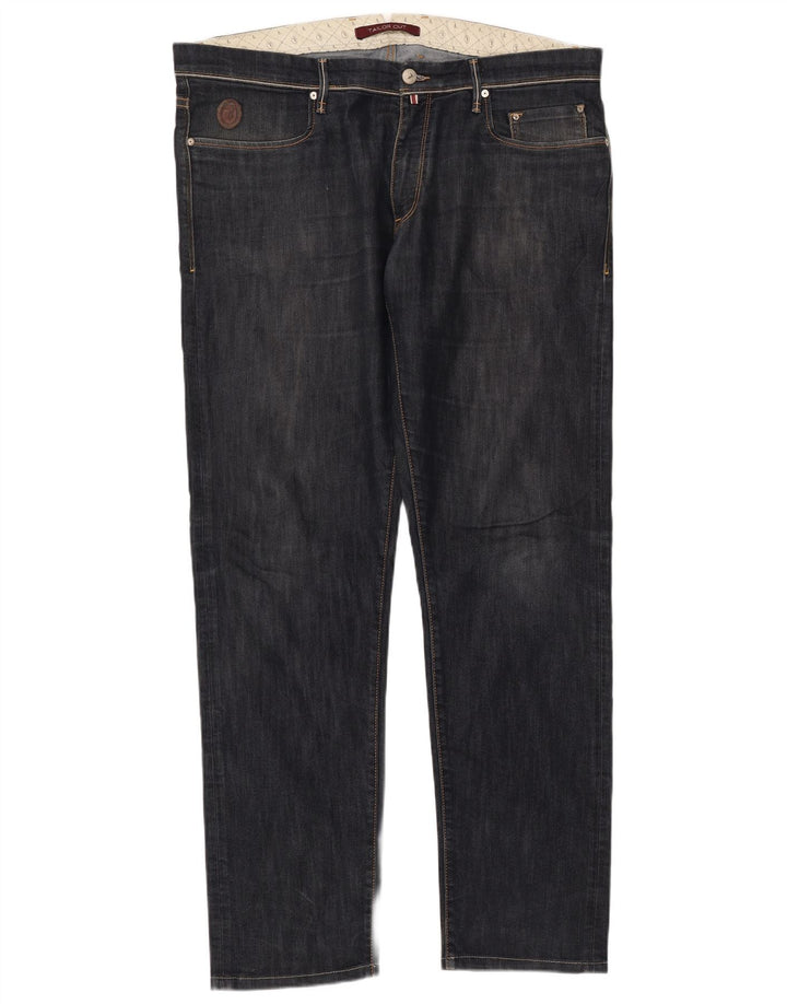 TRUSSARDI Damen Straight Jeans IT 56 3XL W40 L34 Marineblau