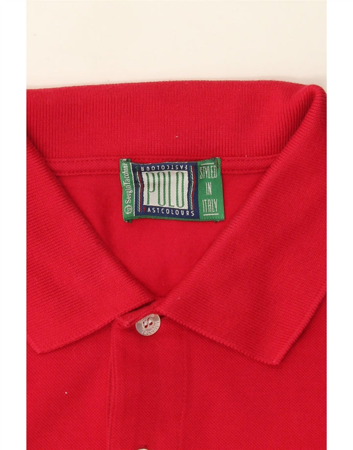 Sergio Tacchini Herren Poloshirt Large Rot