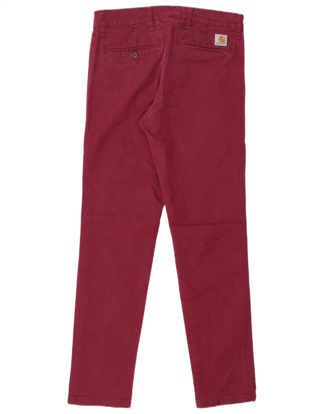 CARHARTT Slim Chino-Hose für Damen, W31, L30, Burgunderrot, Baumwolle