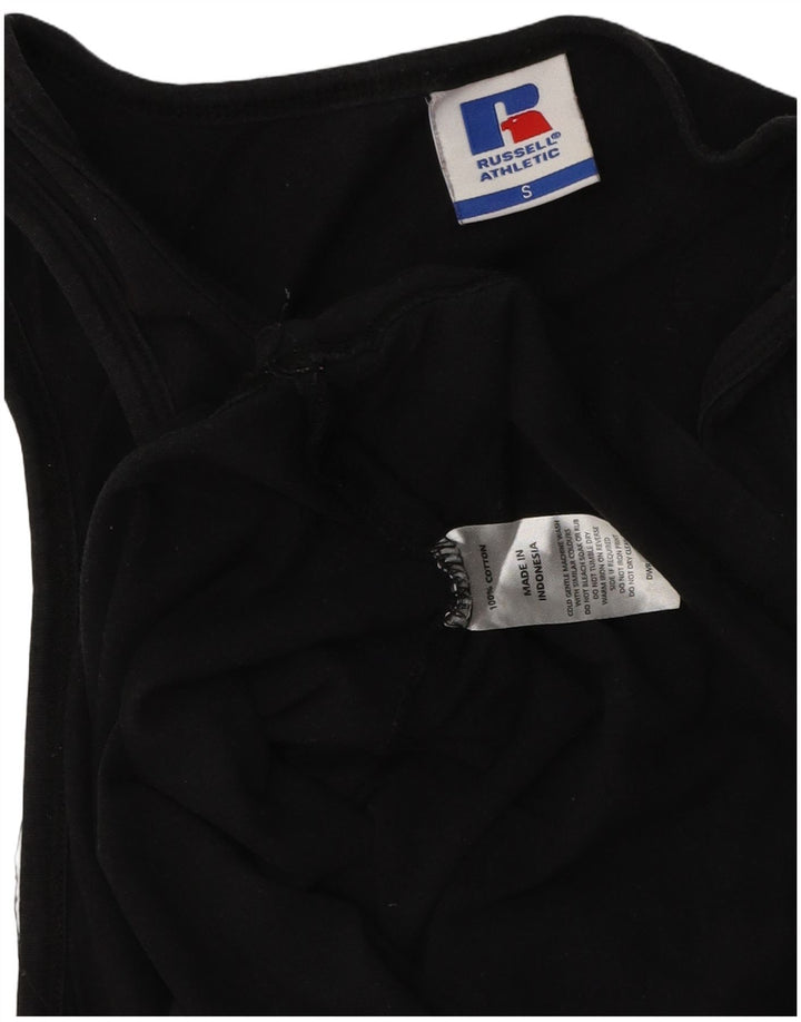 RUSSELL ATHLETIC Herren Grafik-Weste Top Small Schwarz Baumwolle