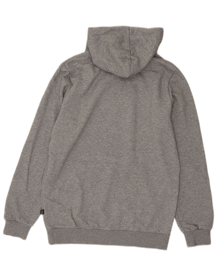 Puma Herren Graphic Hoodie Pullover Kleine graue Baumwolle
