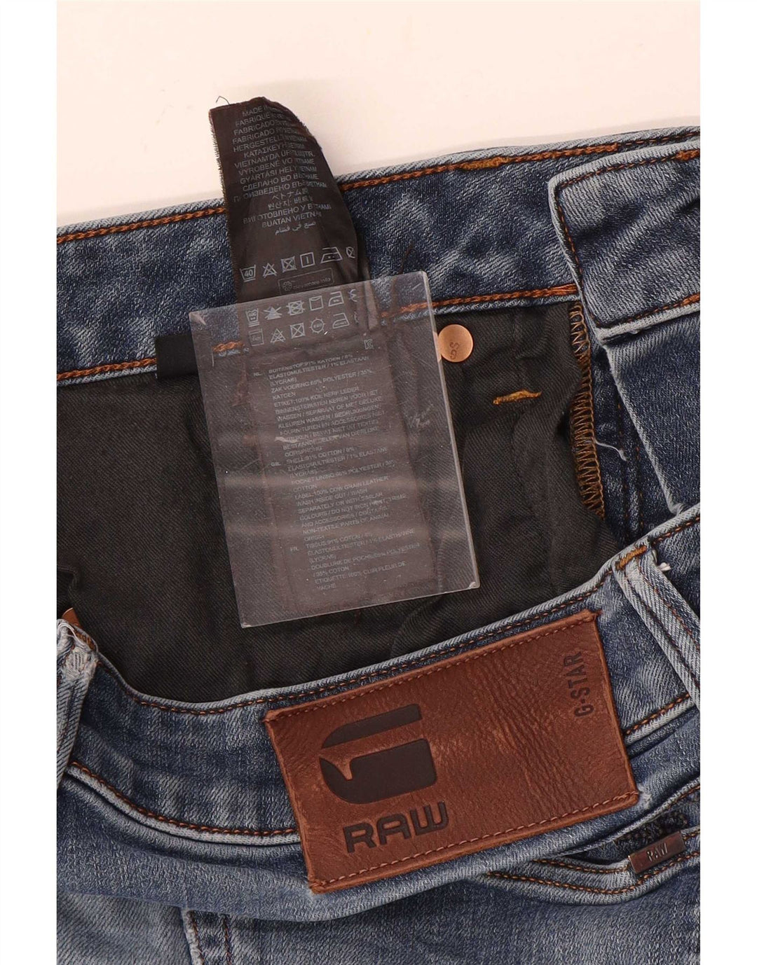 G-Star Damen Slim Jeans W29 L30 Blaue Baumwolle