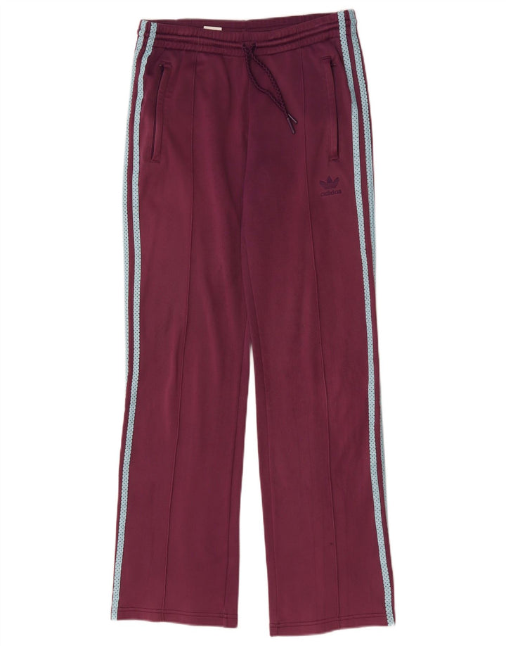 Adidas Damen-Trainingshose, UK 14, mittleres Burgunderrot, Polyester