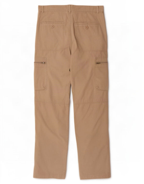 Gerade Herren-Cargohose von Lotto, Größe S, W27, L31, Beige, Baumwolle