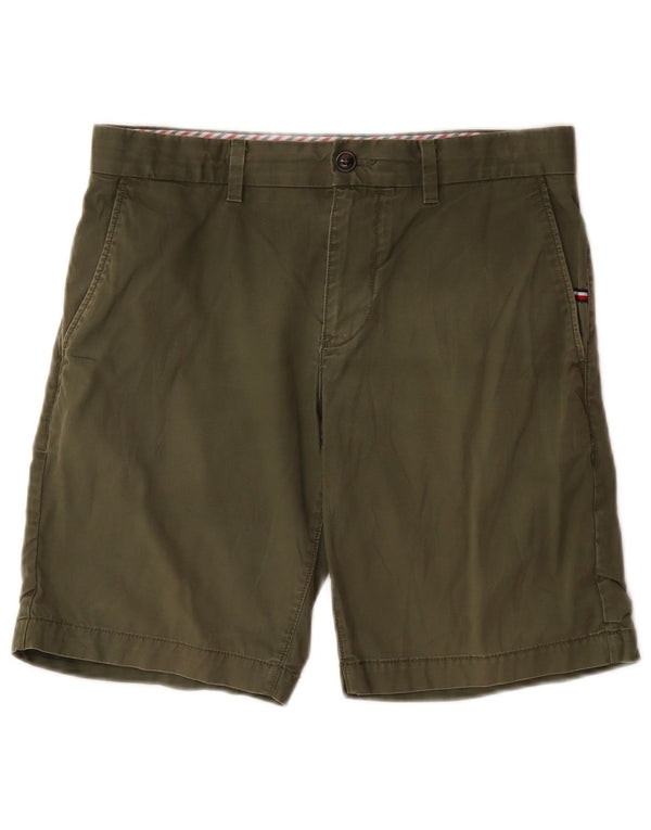Tommy Hilfiger Herren Chinoshorts W30 Medium Khaki Baumwolle