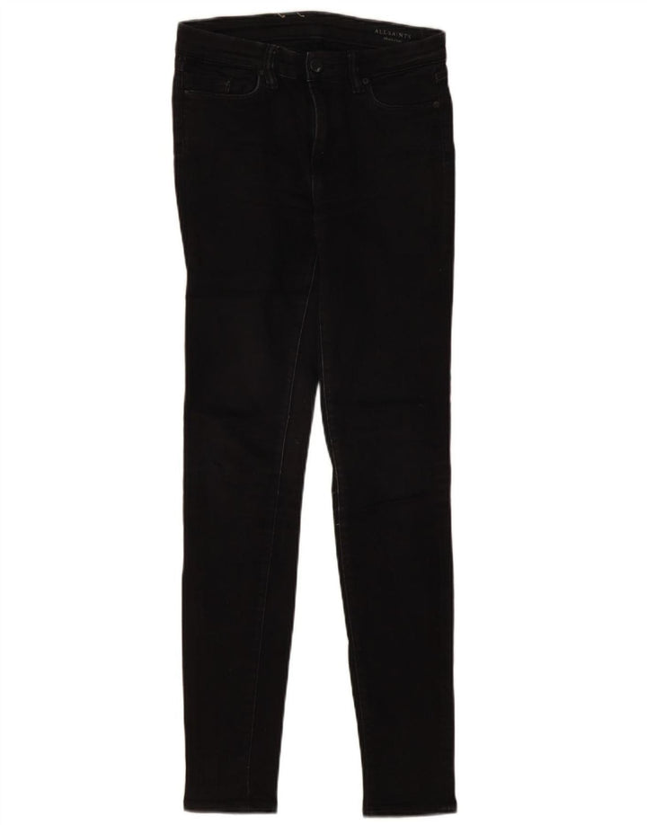 ALL SAINTS Womens Skinny Jeans W27 L30 Black