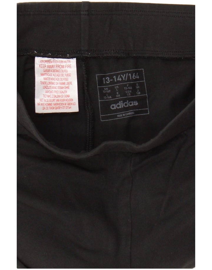 Adidas Mädchen Leggings 13-14 Jahre Schwarz