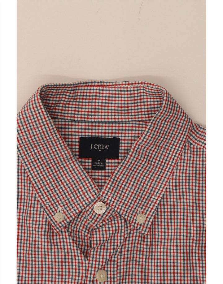 J. CREW Mens Shirt Medium Red Check Vintage J. Crew and Second-Hand J. Crew from Messina Hembry 