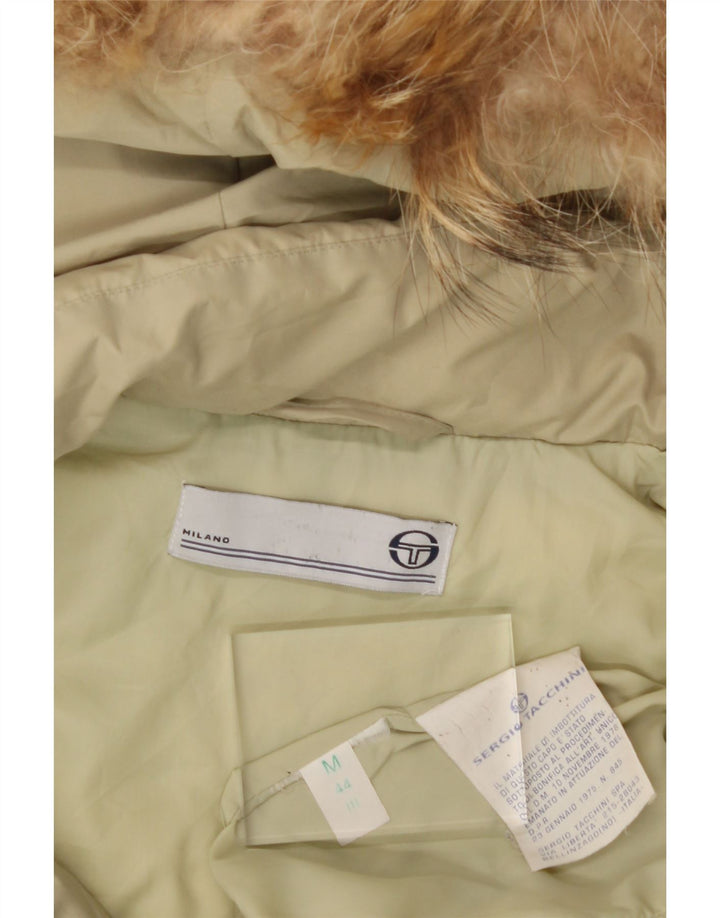 SERGIO TACCHINI Womens Padded Padded Jacket IT 44 Medium Green Vintage Sergio Tacchini and Second-Hand Sergio Tacchini from Messina Hembry 