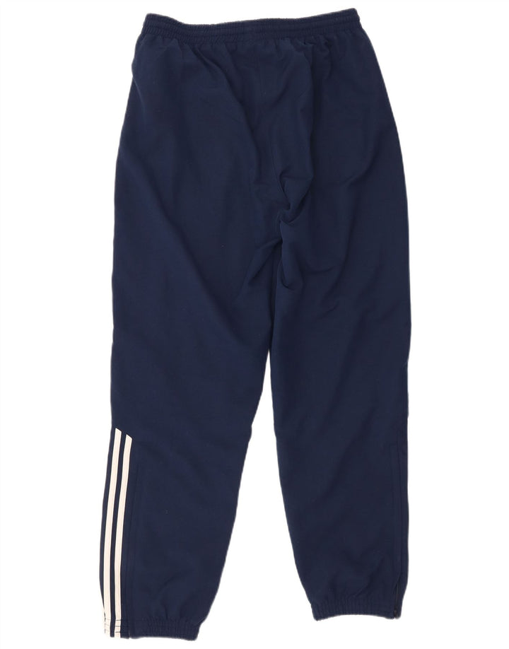 ADIDAS Mens Tracksuit Trousers Joggers Medium  Navy Blue Polyester