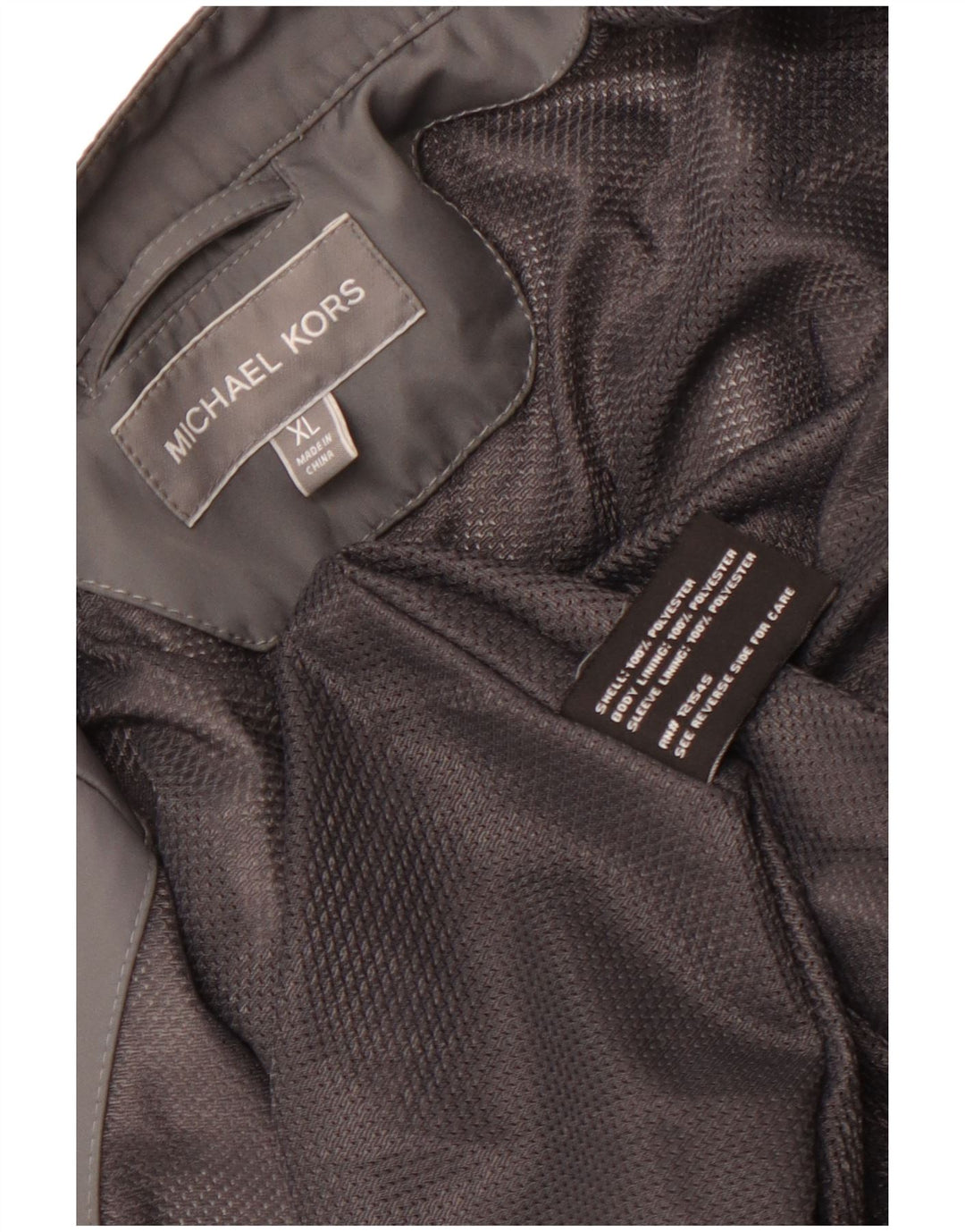 MICHAEL KORS Herren Utility Jacke UK 42 XL Grau Polyester