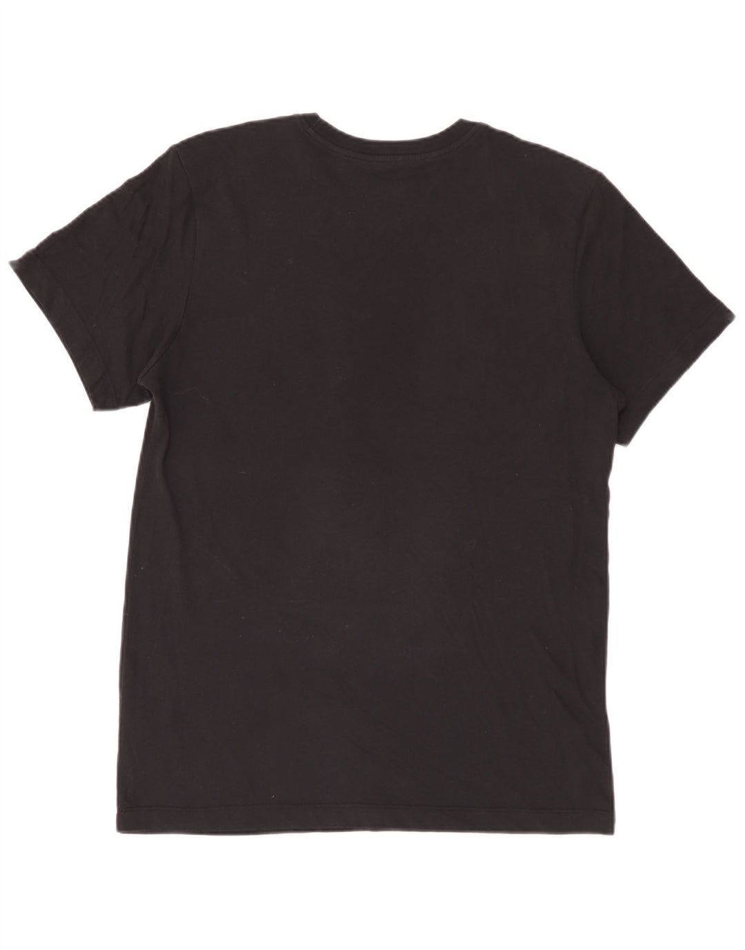 Jordan Herren Dri Fit T-Shirt Top aus mittelschwarzer Baumwolle