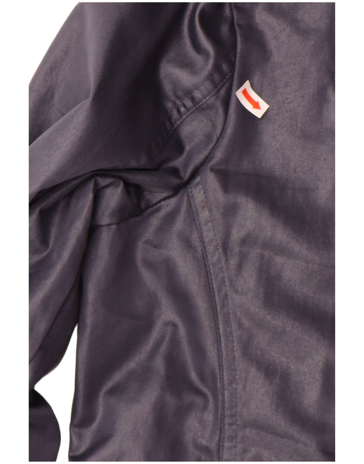 HOGAN Damen Bomberjacke IT 44 Mittelmarineblaue Baumwolle