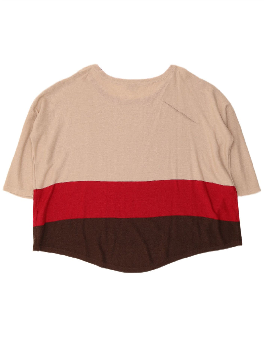 PHASE EIGHT Damen Übergroßer Pullover mit U-Boot-Ausschnitt, UK 12, Mittelbeige