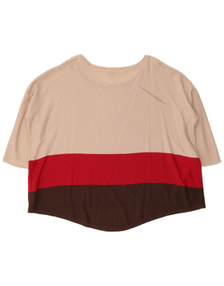 PHASE EIGHT Damen Übergroßer Pullover mit U-Boot-Ausschnitt, UK 12, Mittelbeige