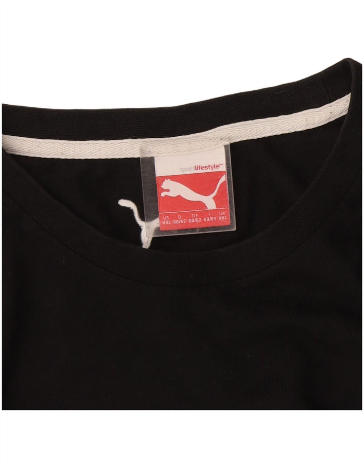 Puma Herren Grafik T-Shirt Top 2XL Schwarz