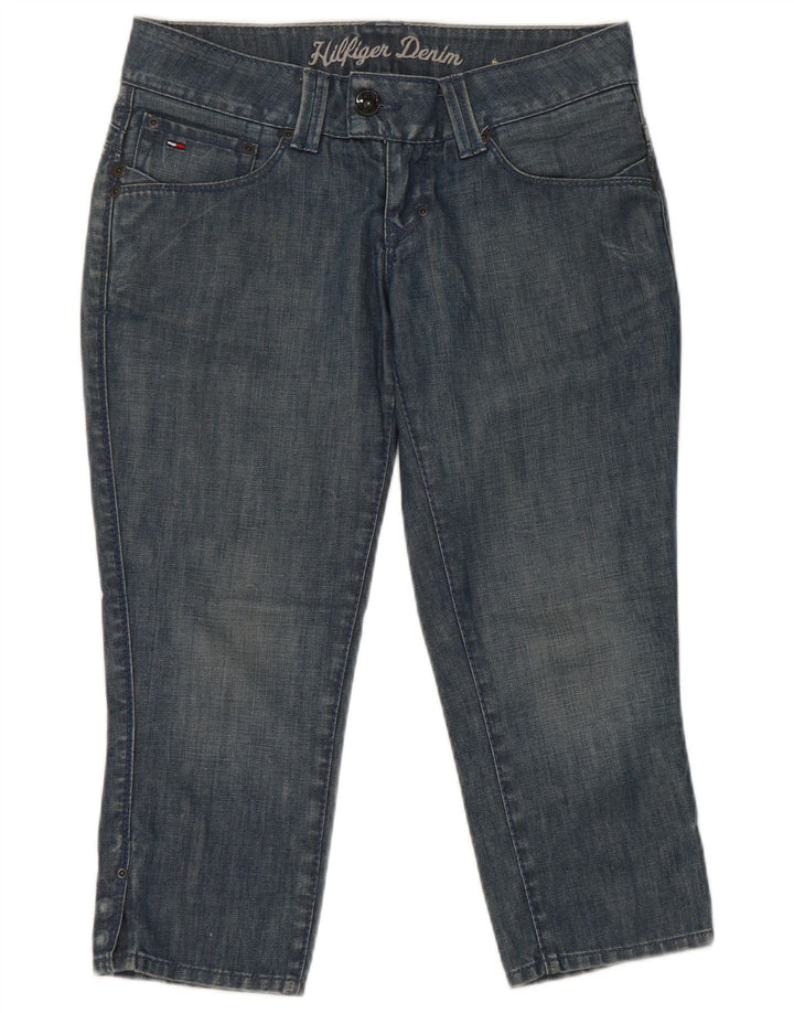 Tommy Hilfiger Damen Capri-Jeans W28 L21 Blaue Baumwolle