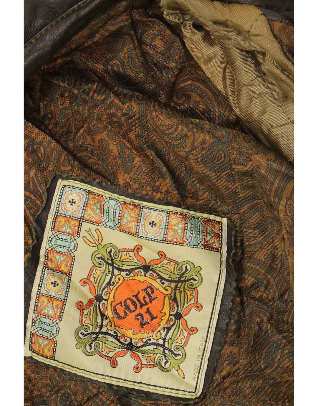 VINTAGE Herren Lederjacke UK 42 XL Braun