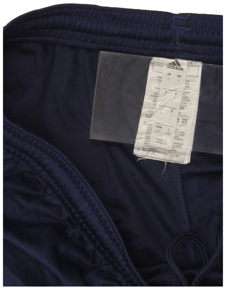 Adidas Damen Aeroready Sport Shorts UK 14 Large Marineblau Polyester