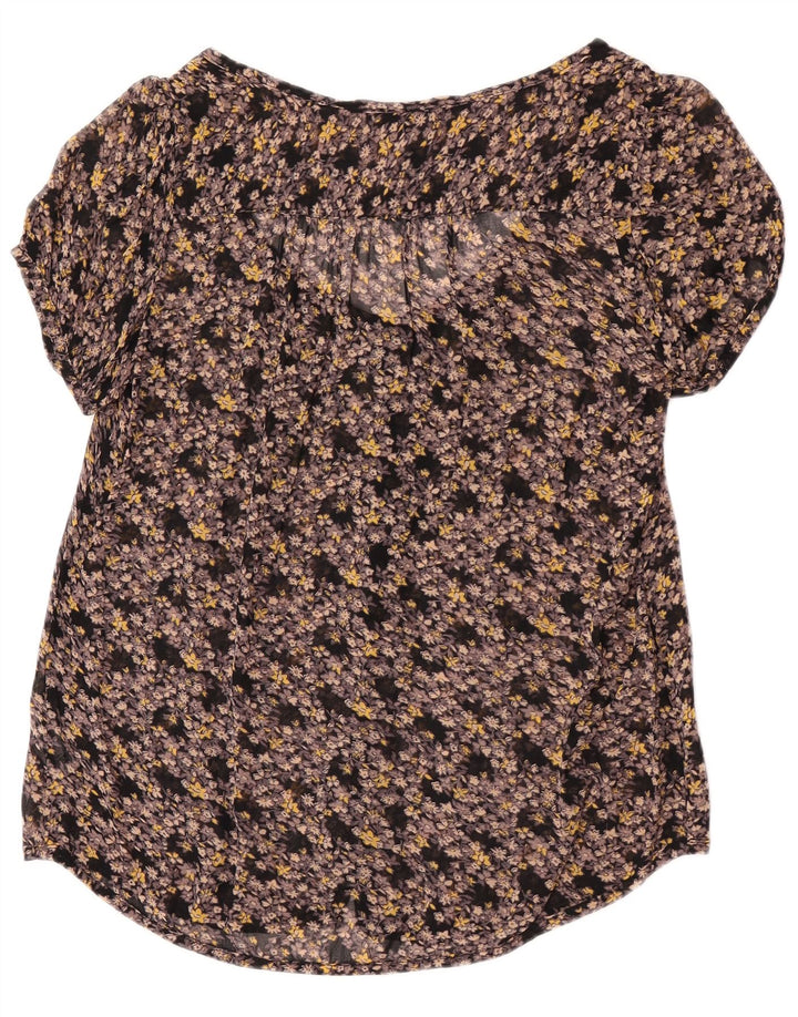 Durchsichtige Damen-Hemdbluse von French Connection, Größe S, mehrfarbig, UK 10