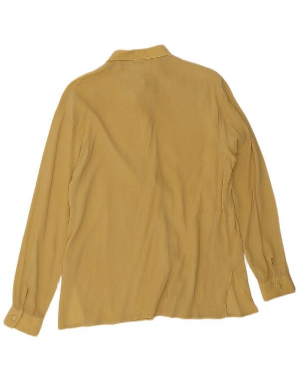 Vintage Damen Hemdbluse UK 18 XL Gelb
