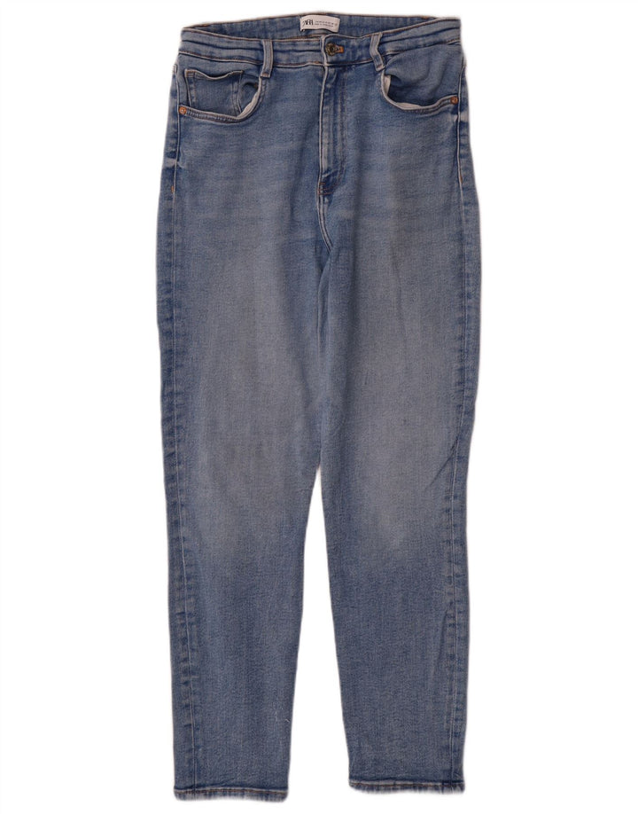 Zara Damen Tapered Jeans EU 40 Medium W30 L27 Blaue Baumwolle