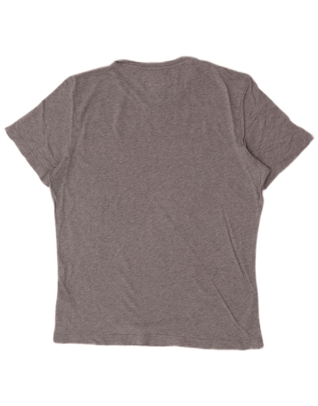 Tommy Hilfiger Herren T-Shirt Top Large Grau Baumwolle