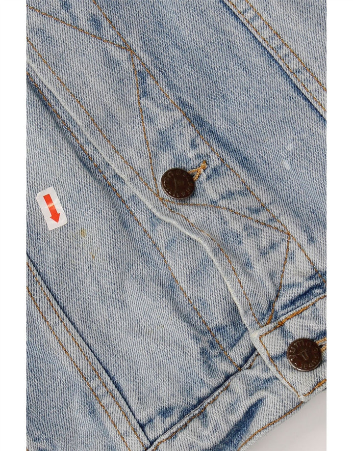 YUMA Mens Denim Gilet UK 40 Large Blue