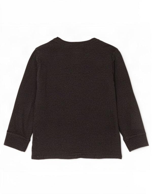Polo Ralph Lauren Mädchen-Top, langärmelig, 7–8 Jahre, Größe S, Grau, Baumwolle